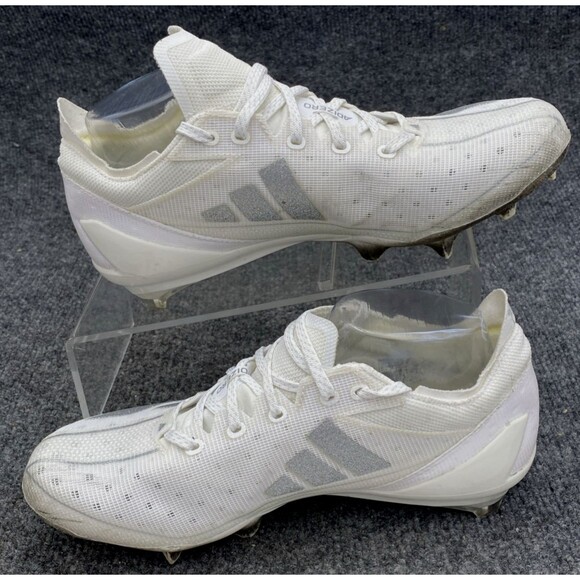adidas Adizero Electric Football Cleats Men 7.5 White Silver Metallic IE4374 main image 6